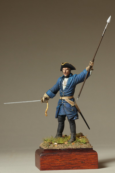 Figures: Swedish infantry officer, 1700-1721, photo #14