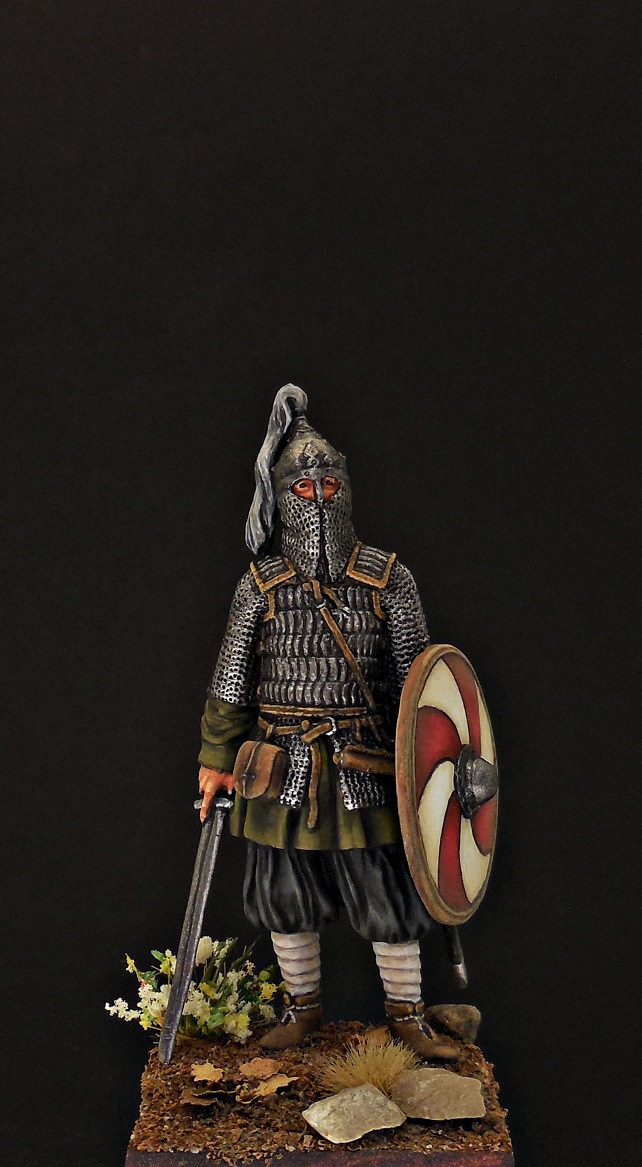 Figures: Russian warrior, 10th cent., photo #1