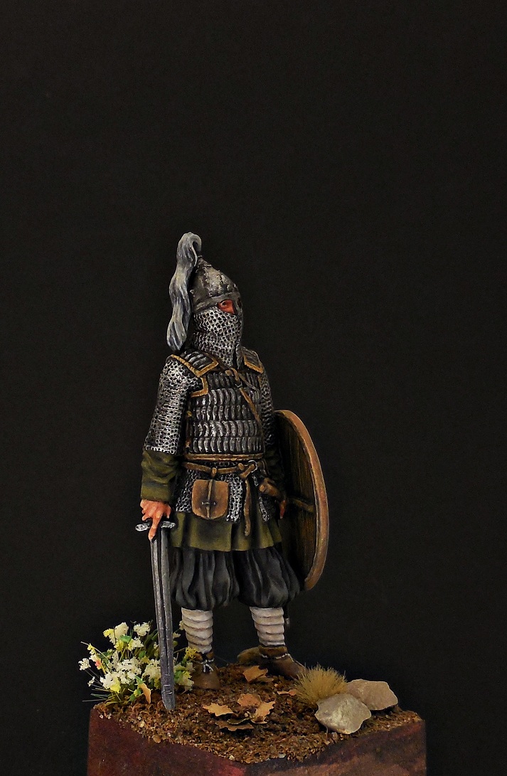 Figures: Russian warrior, 10th cent., photo #9