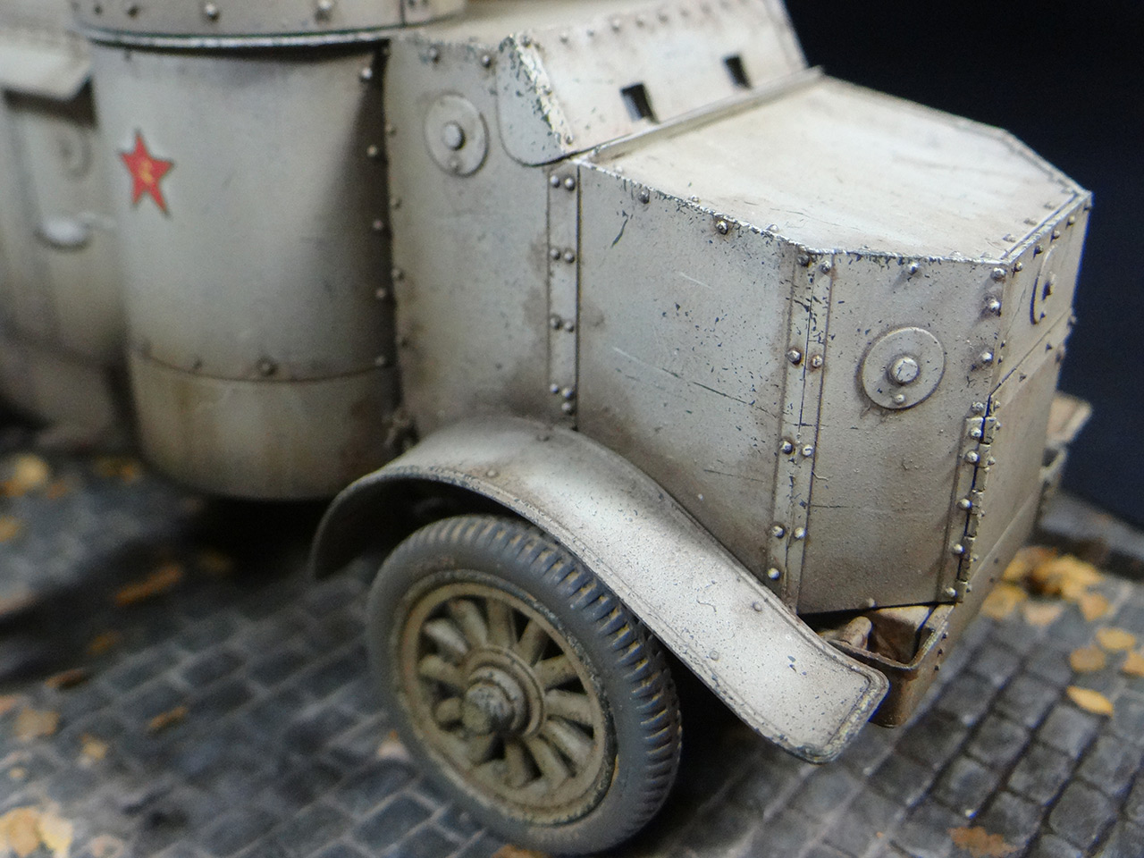 Dioramas and Vignettes: Austin armoured car, Red Army, photo #6