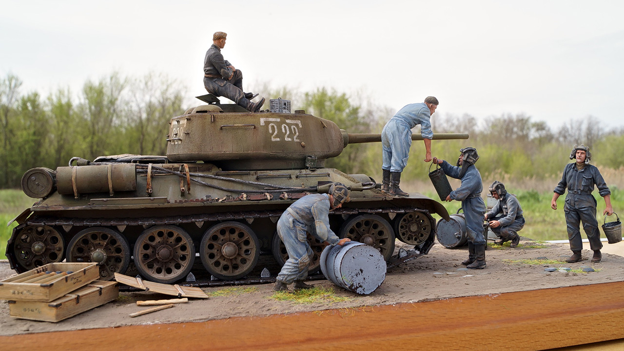 Dioramas and Vignettes: Tank refueling, photo #3