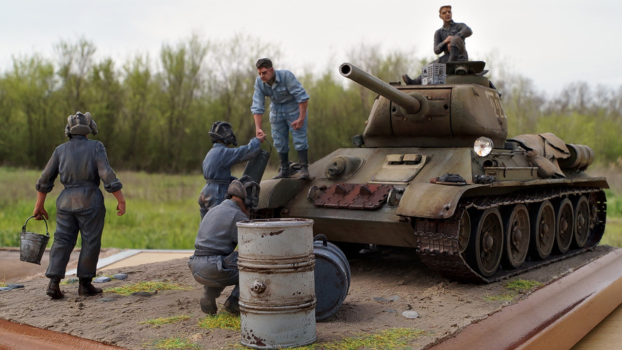 Dioramas and Vignettes: Tank refueling, photo #5
