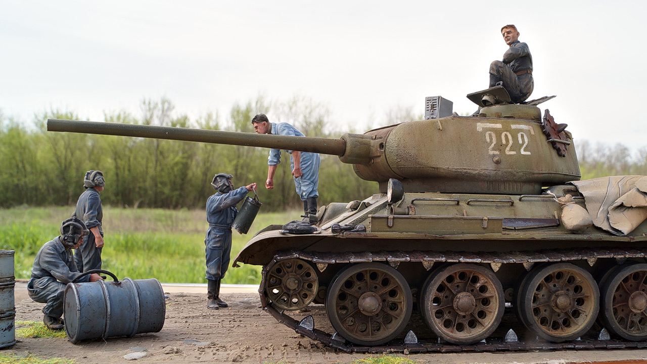 Dioramas and Vignettes: Tank refueling, photo #6