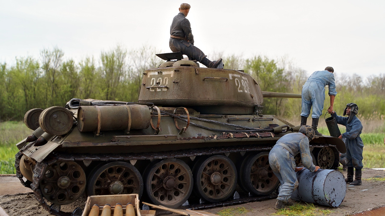 Dioramas and Vignettes: Tank refueling, photo #9