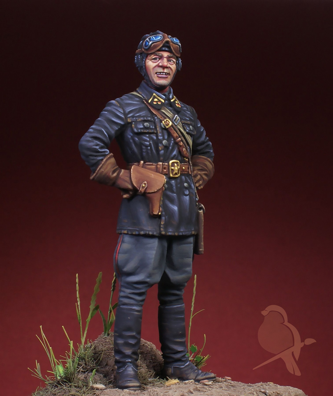Figures: Lieutnant, Red Army armoured troops, 1939-42, photo #1