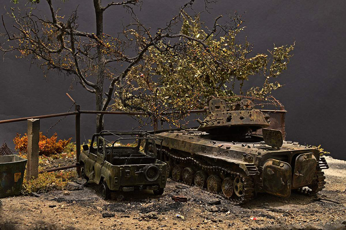Dioramas and Vignettes: Hot August 2008: Tskhinval, August 12, photo #24