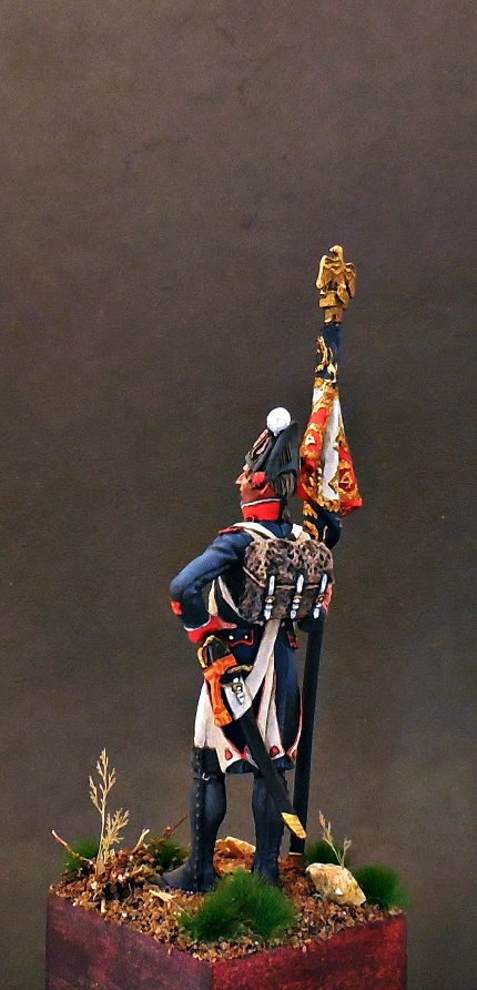 Figures: Senior sergeant eagle bearer, 4th line infantry, France 1805, photo #3