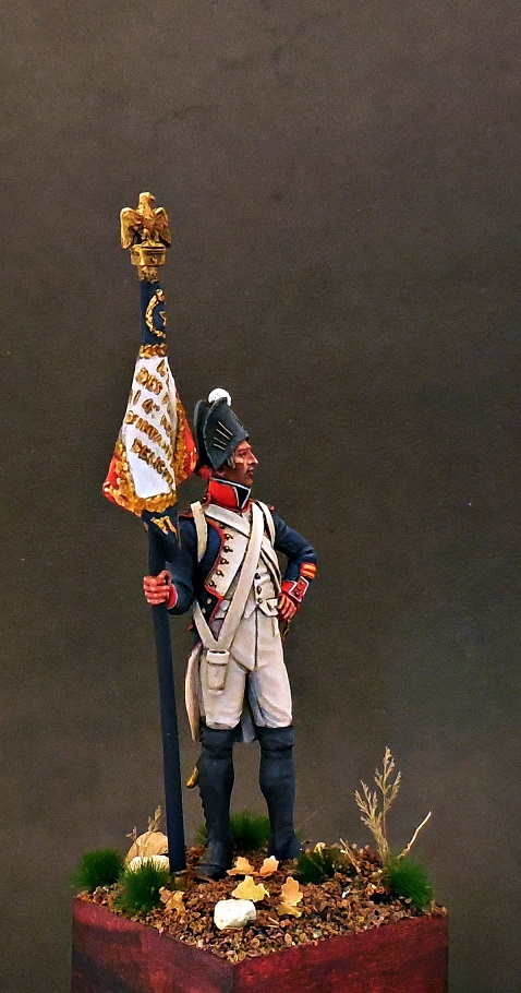 Figures: Senior sergeant eagle bearer, 4th line infantry, France 1805, photo #6