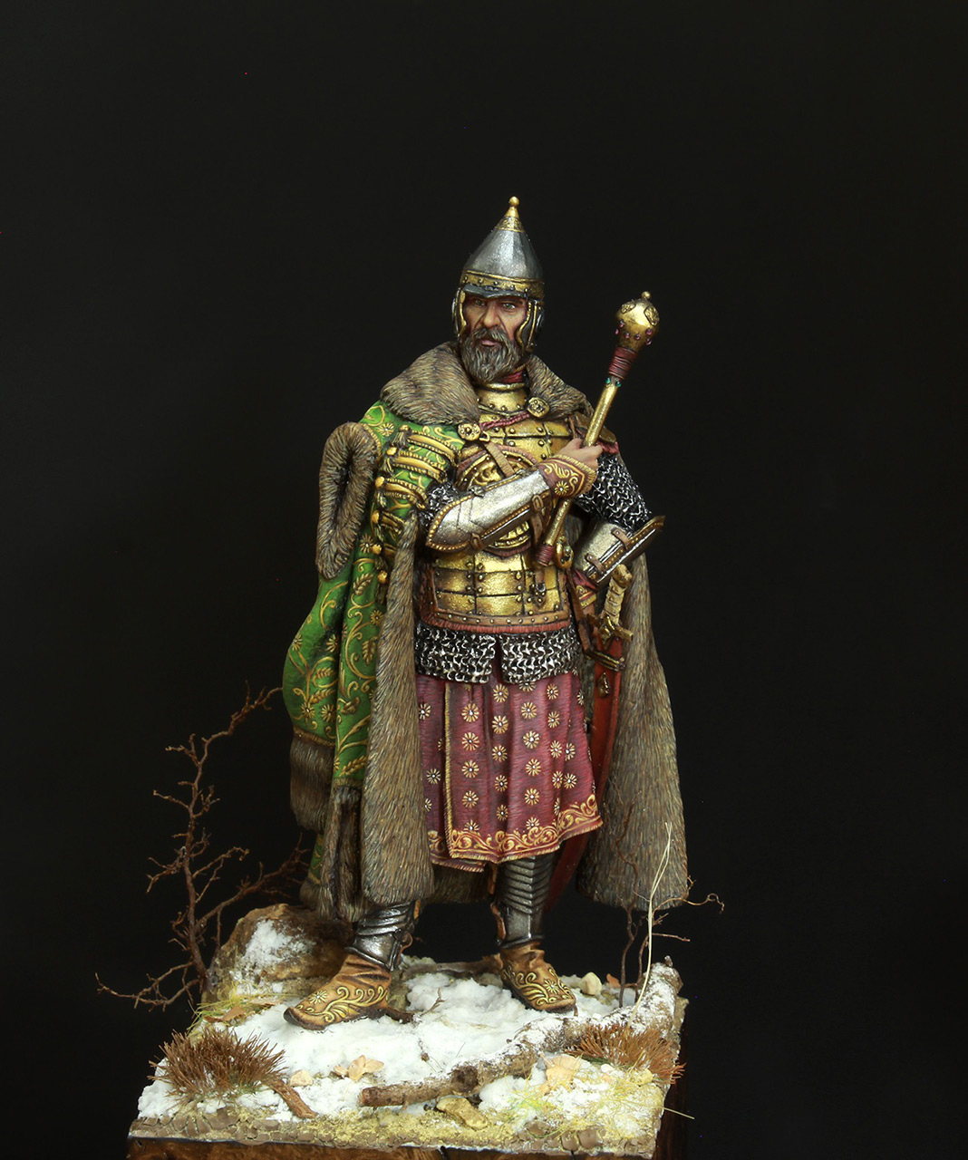 Figures: Moscow boyar warlord, 17th cent., photo #1