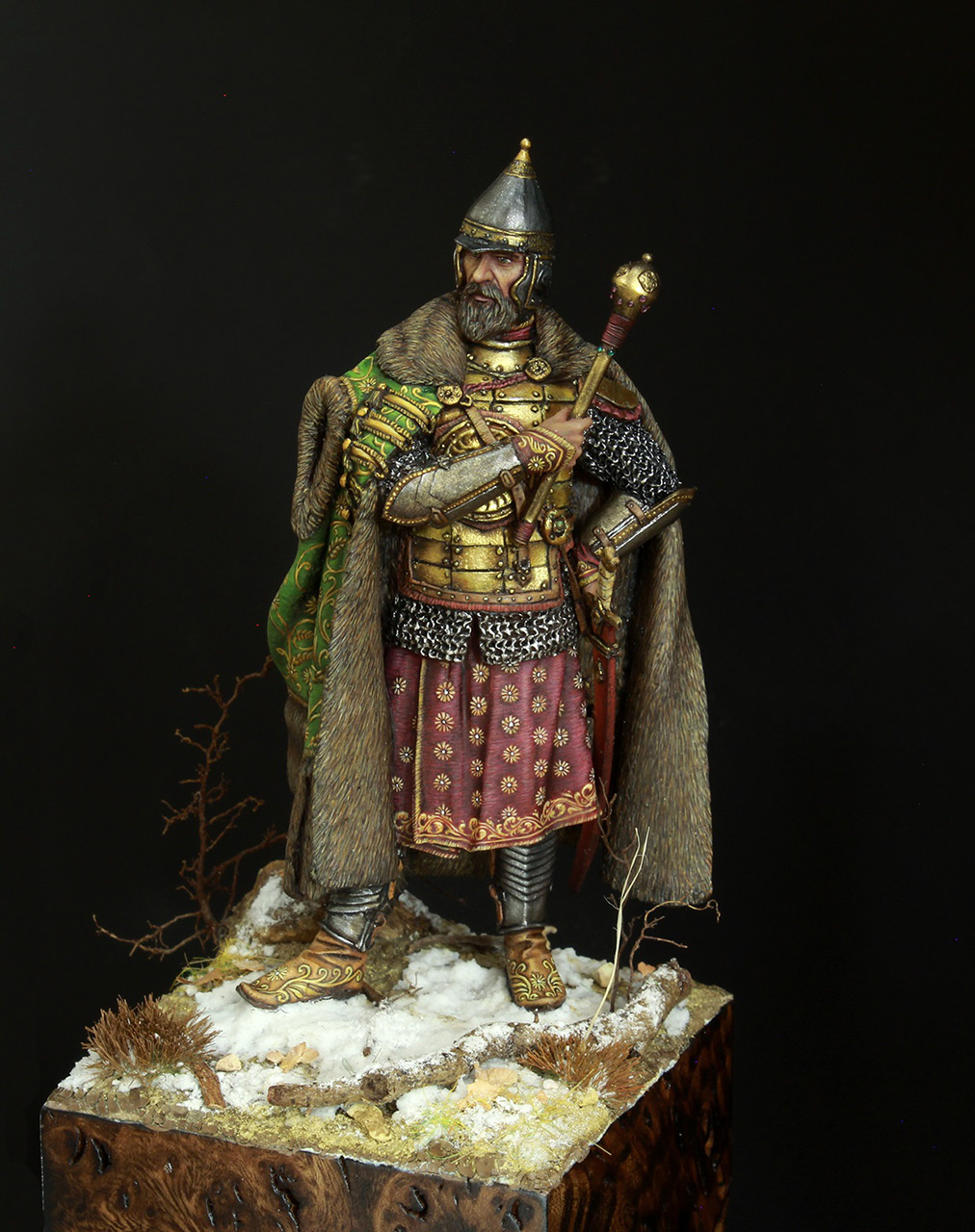 Figures: Moscow boyar warlord, 17th cent., photo #2