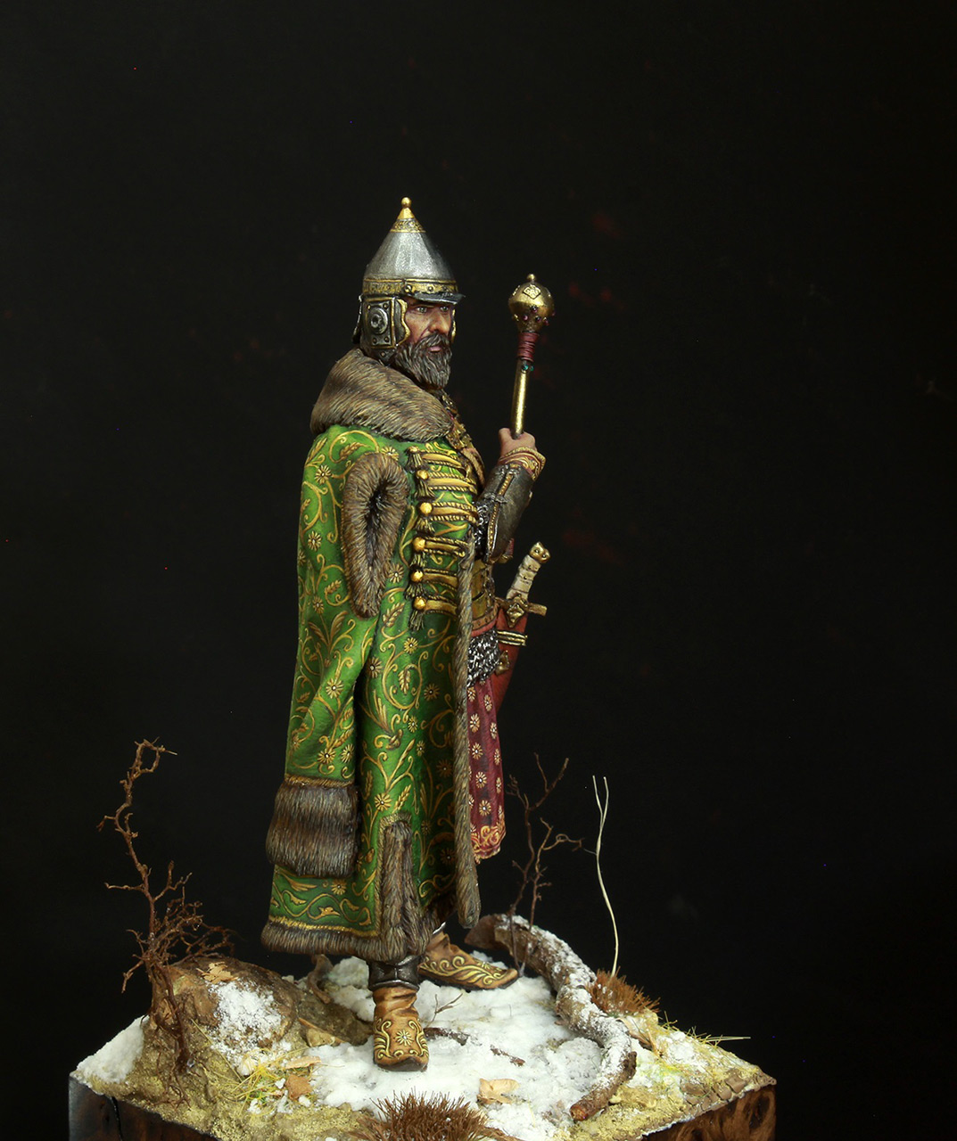 Figures: Moscow boyar warlord, 17th cent., photo #6