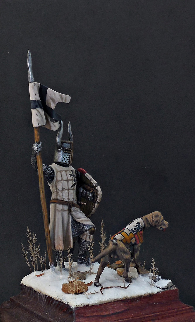 Figures: Teutonic knight, 12th AD, photo #7