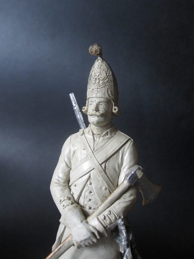 Sculpture: Labourer, Grenadier regt, 1797-1801, photo #6