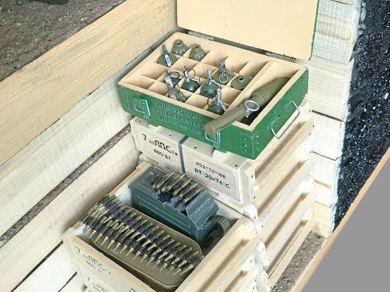 Dioramas and Vignettes: Pillbox with PKMS machine gun, photo #16