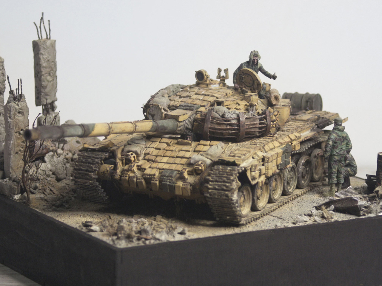 Dioramas and Vignettes: T-72B, Syria, 2011, photo #1