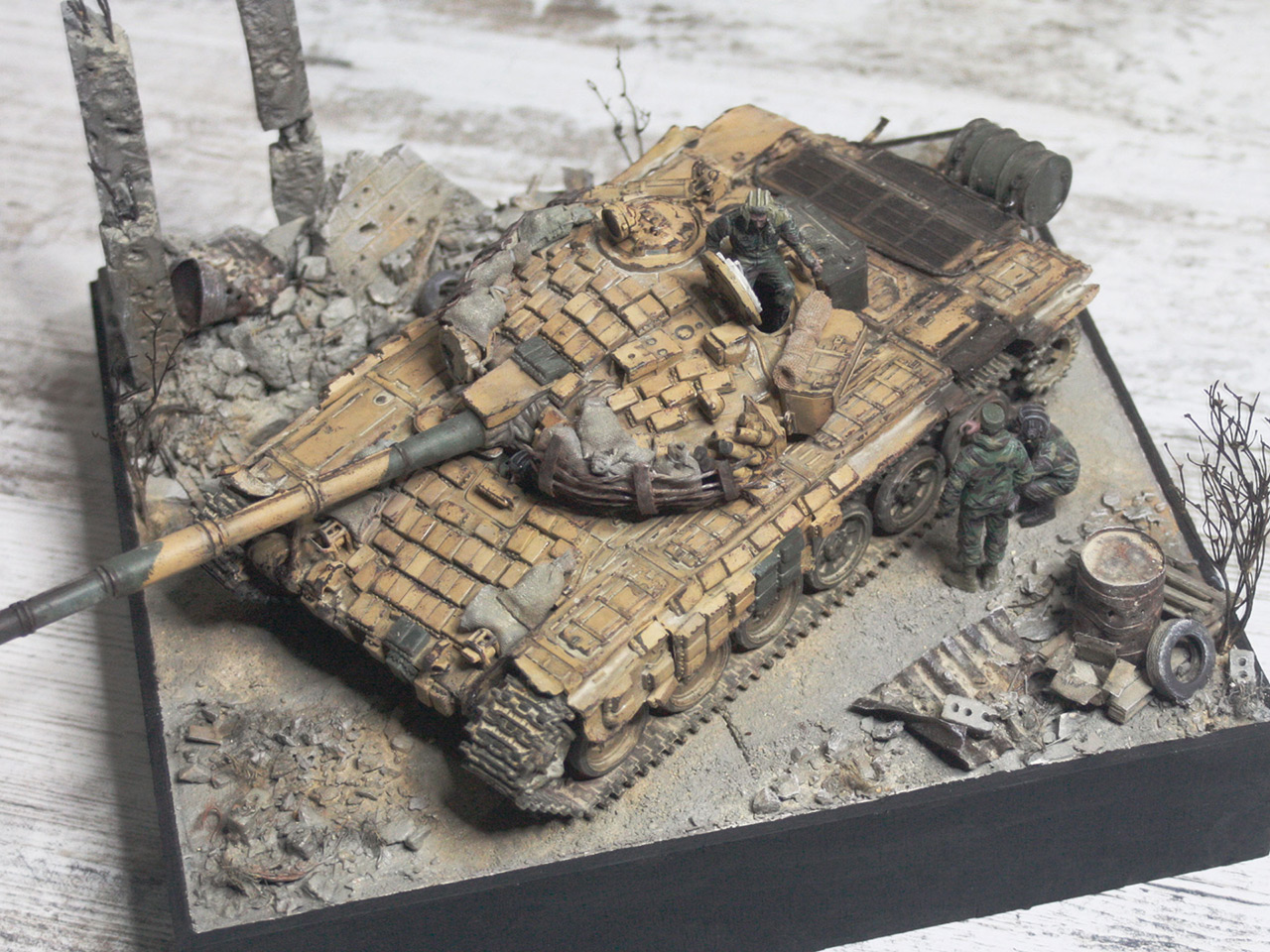 Dioramas and Vignettes: T-72B, Syria, 2011, photo #2