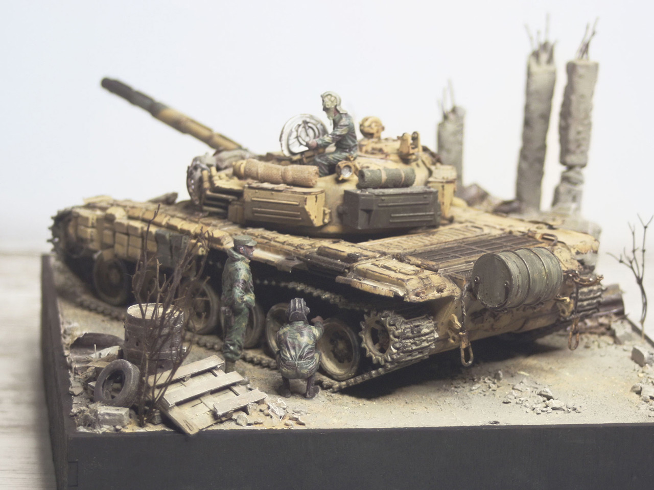 Dioramas and Vignettes: T-72B, Syria, 2011, photo #4