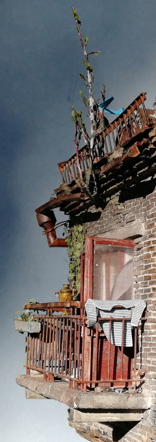 Диорамы и виньетки: Весенняя крыша, фото #17