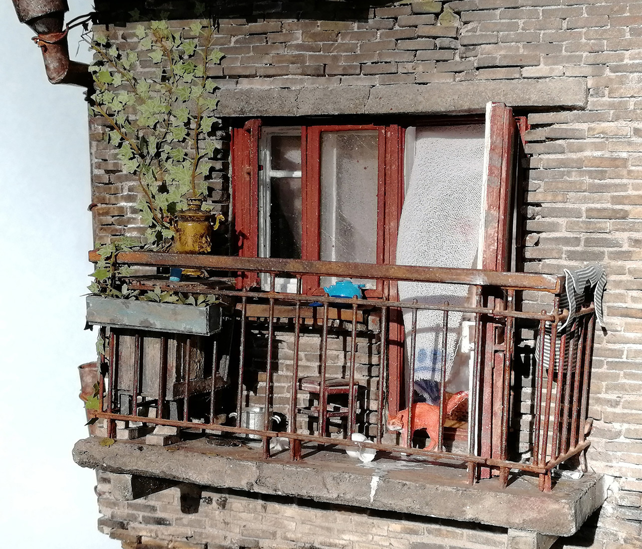 Dioramas and Vignettes: Old roof in the spring, photo #29