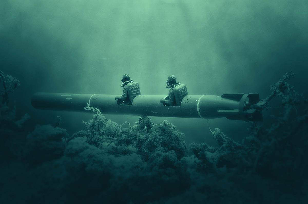 Диорамы и виньетки: Верхом на торпеде. Вполне себе сюрреализм…, фото #5