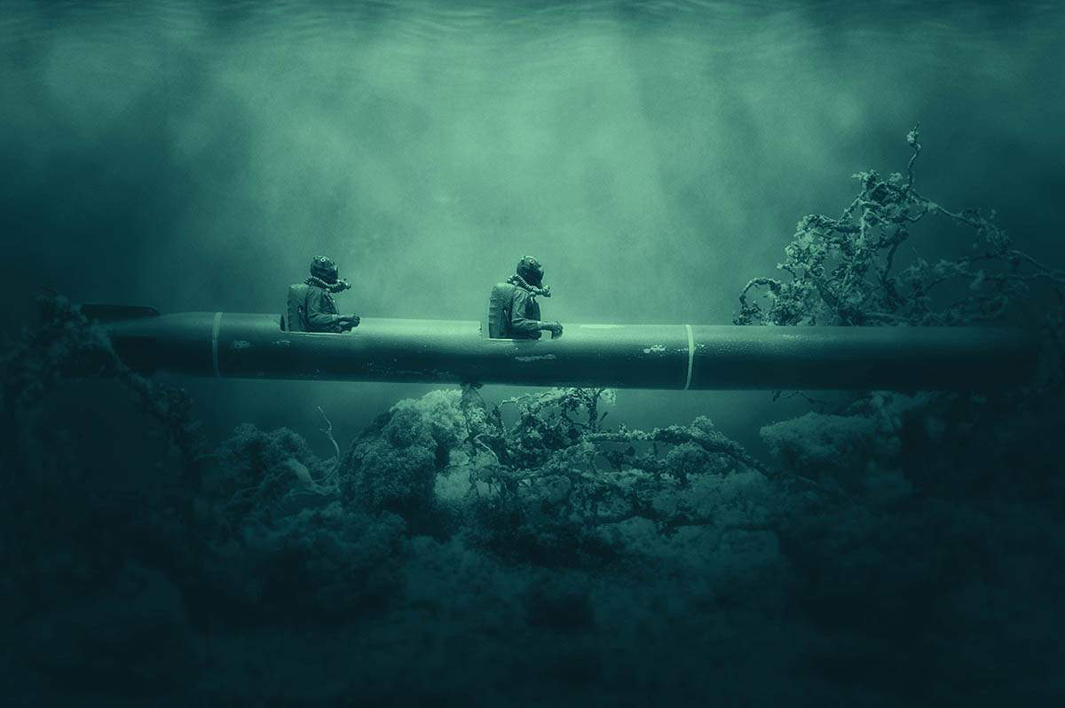 Диорамы и виньетки: Верхом на торпеде. Вполне себе сюрреализм…, фото #7