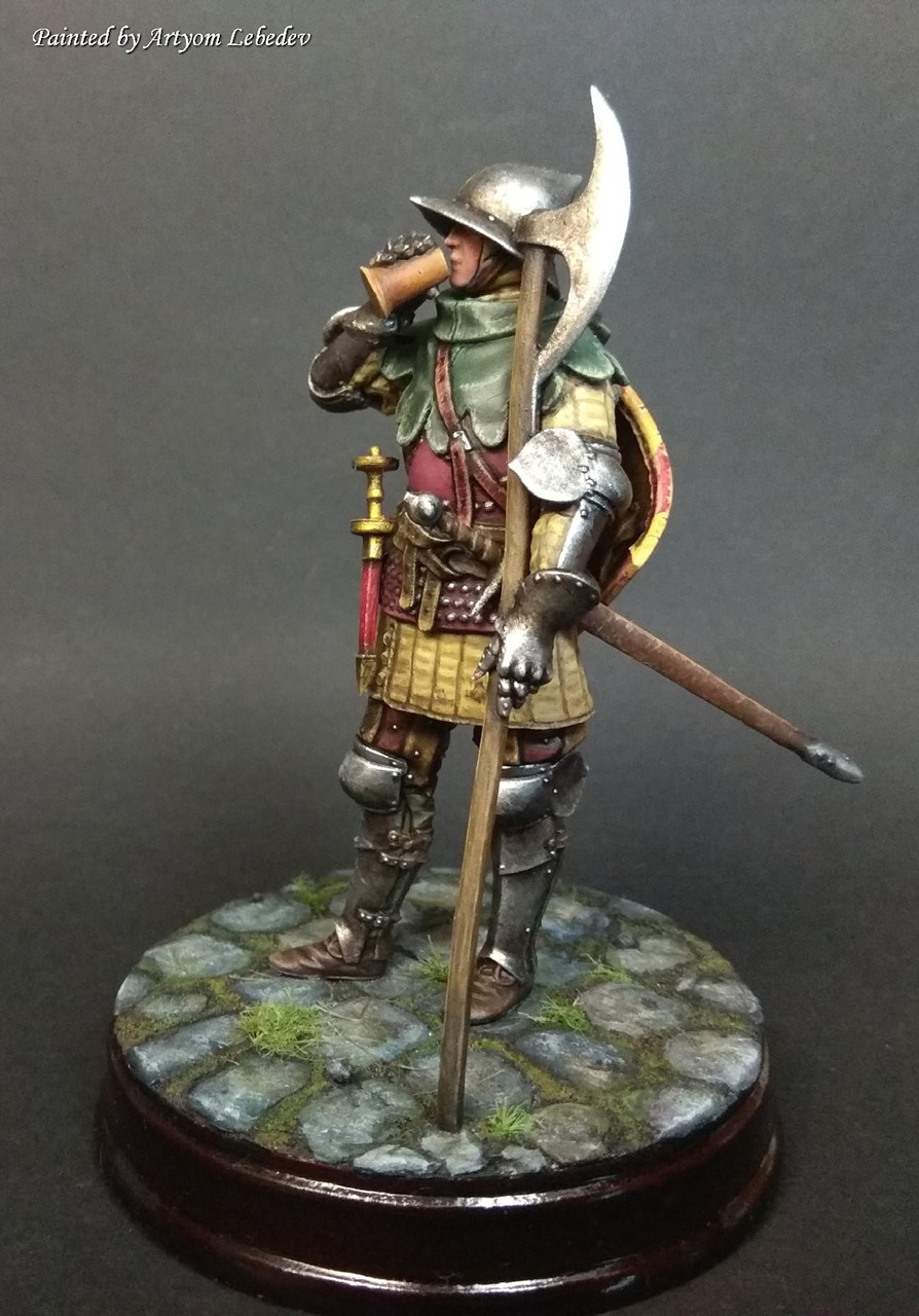 Figures: Medieval infantryman, 14-15th cent., photo #1