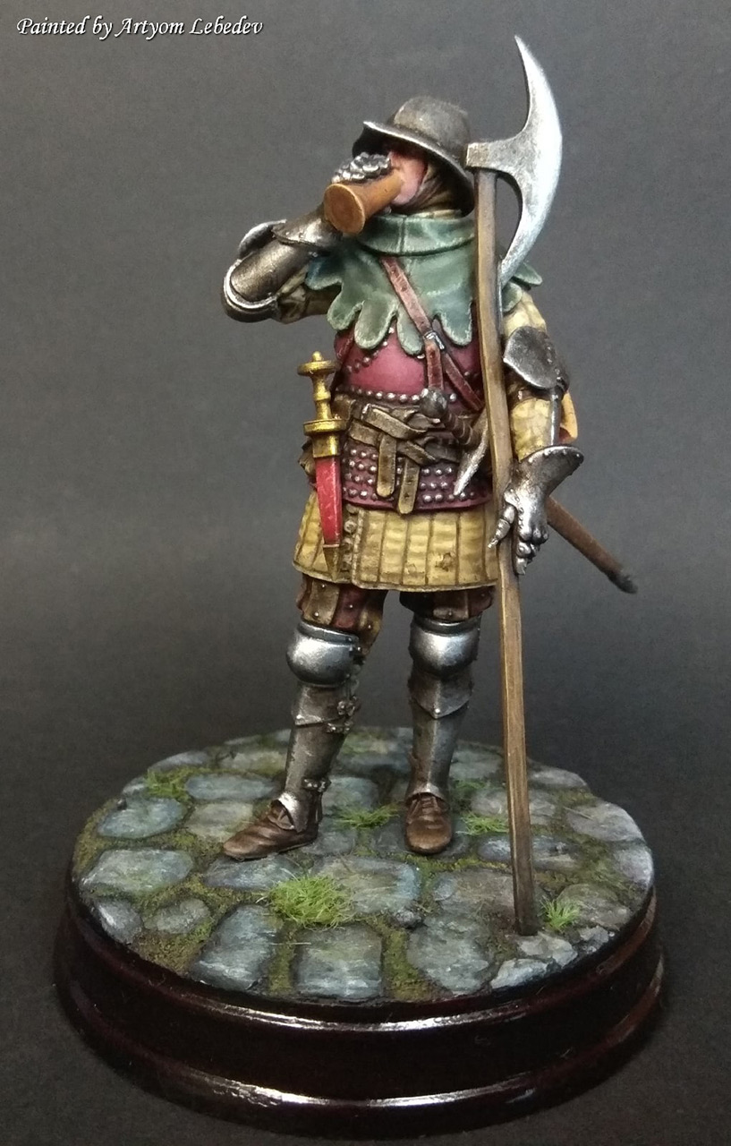 Figures: Medieval infantryman, 14-15th cent., photo #2