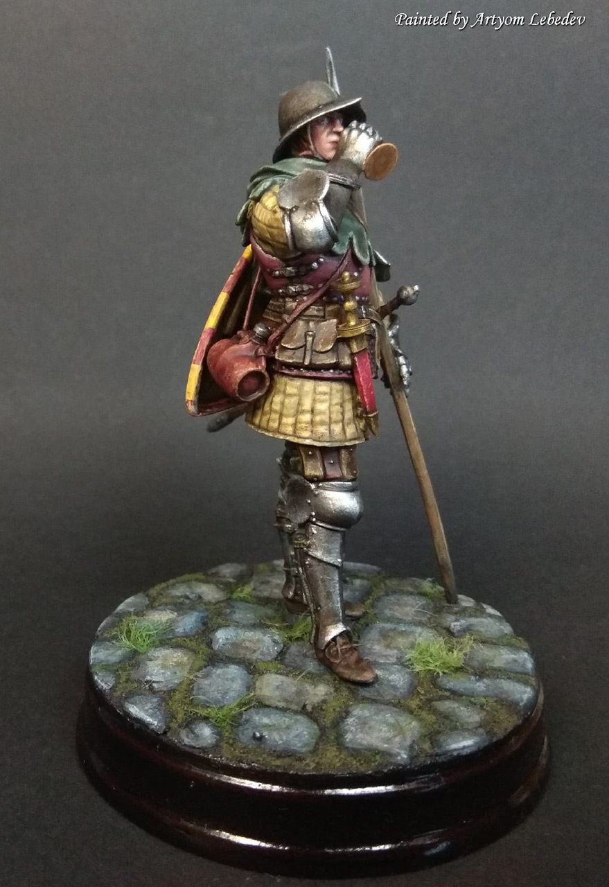 Figures: Medieval infantryman, 14-15th cent., photo #3