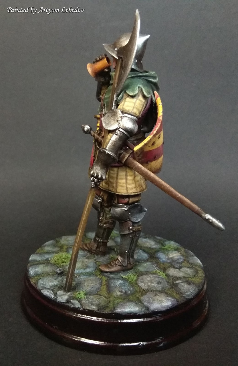 Figures: Medieval infantryman, 14-15th cent., photo #4