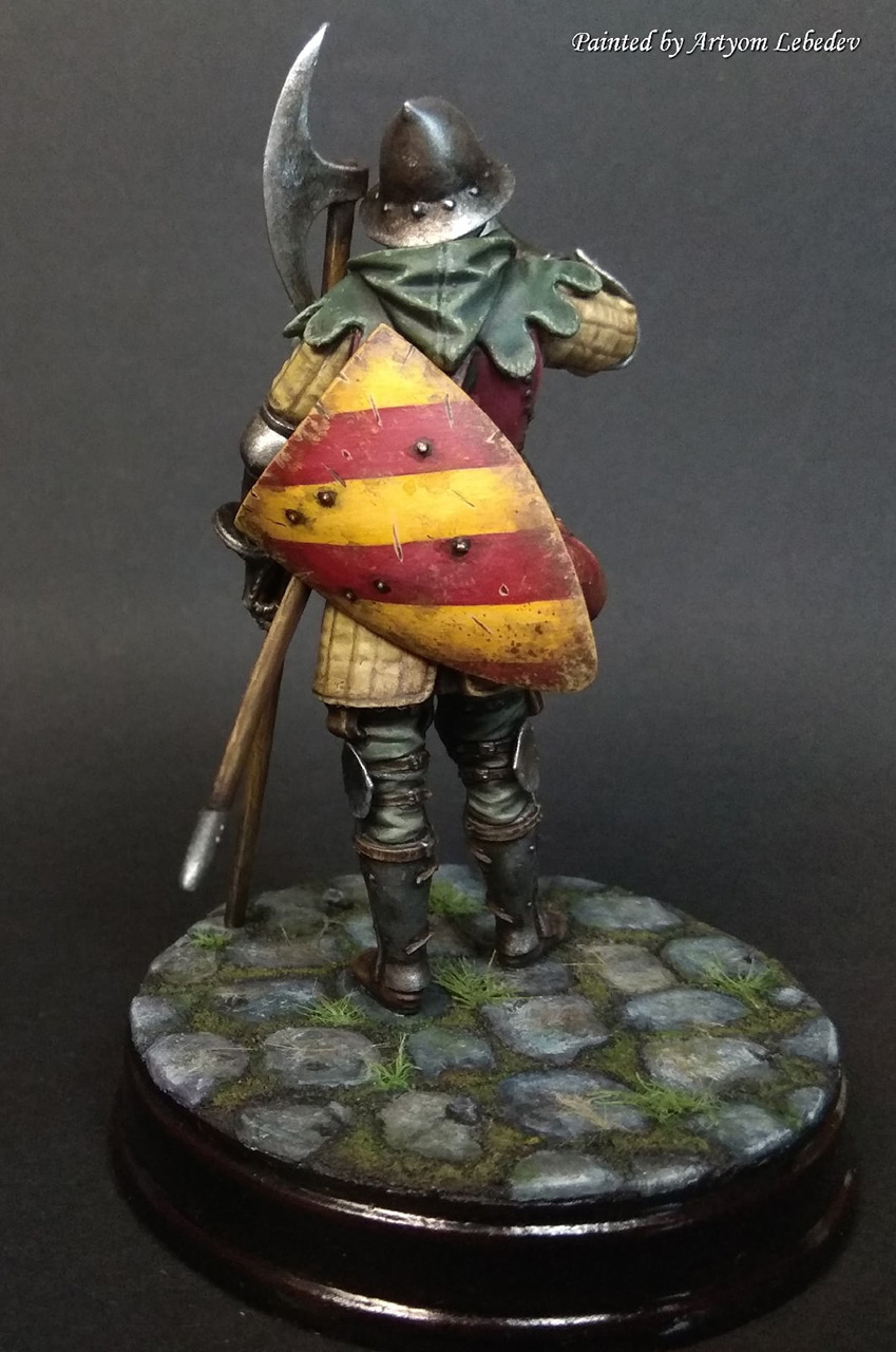 Figures: Medieval infantryman, 14-15th cent., photo #5