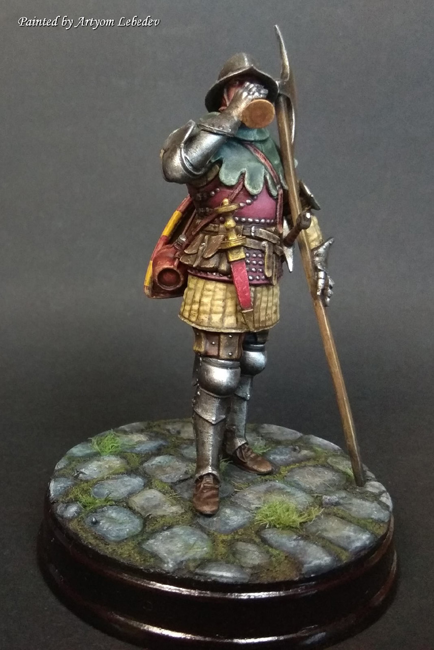 Figures: Medieval infantryman, 14-15th cent., photo #6