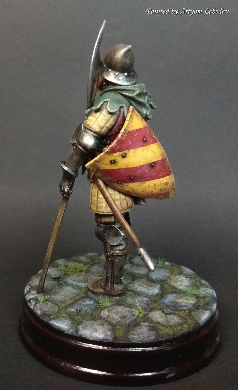 Figures: Medieval infantryman, 14-15th cent., photo #7