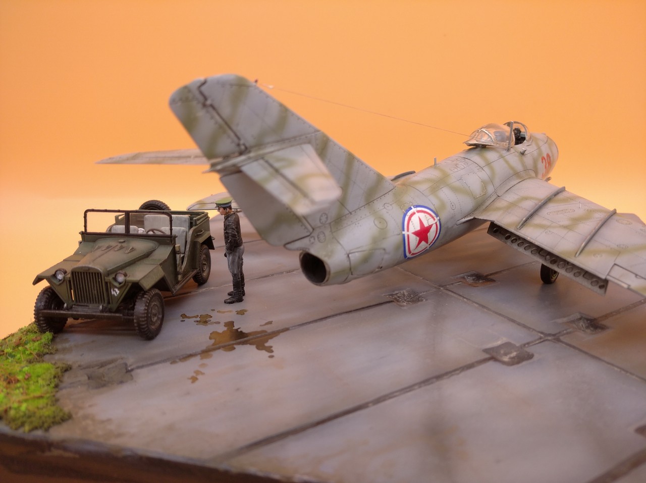 Dioramas and Vignettes: MiG-15bis, Major M.F.Yudin, photo #1