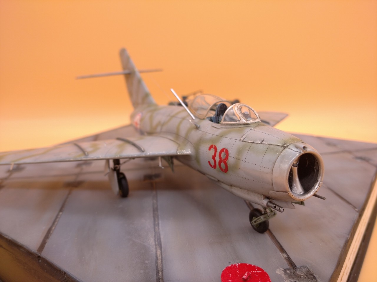 Диорамы и виньетки: МиГ-15-бис майора М.Ф. Юдина, фото #3