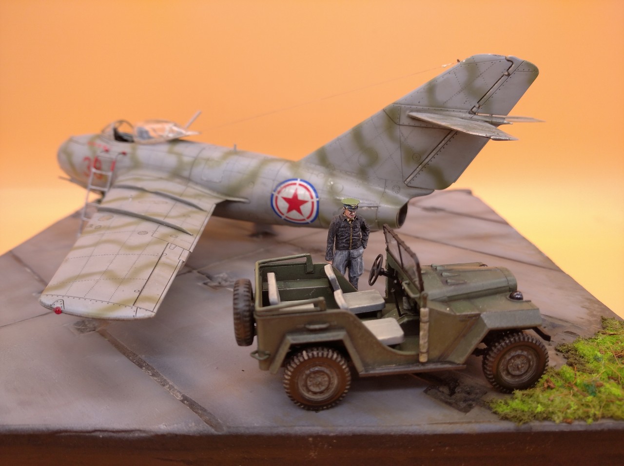 Dioramas and Vignettes: MiG-15bis, Major M.F.Yudin, photo #5