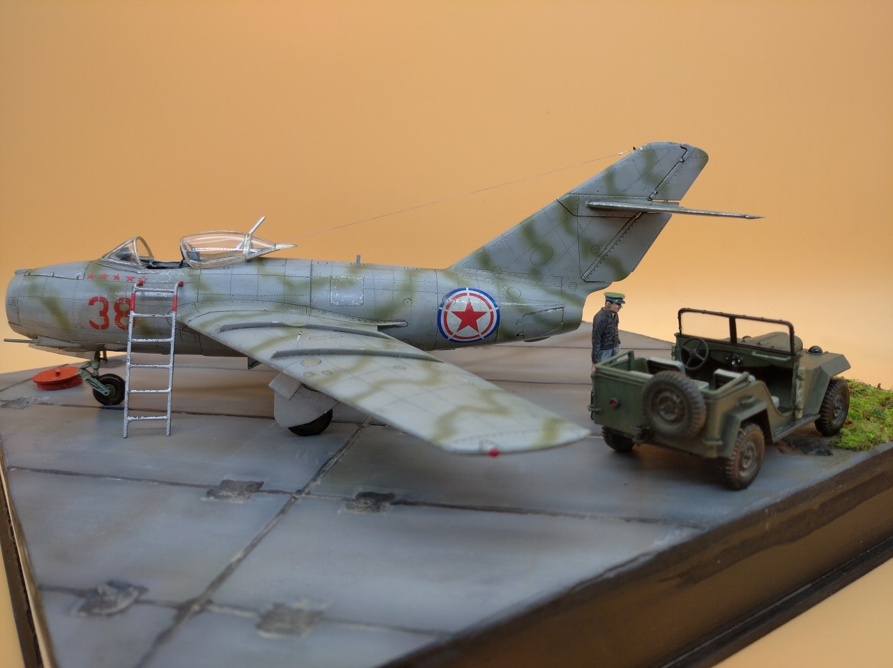 Dioramas and Vignettes: MiG-15bis, Major M.F.Yudin, photo #8