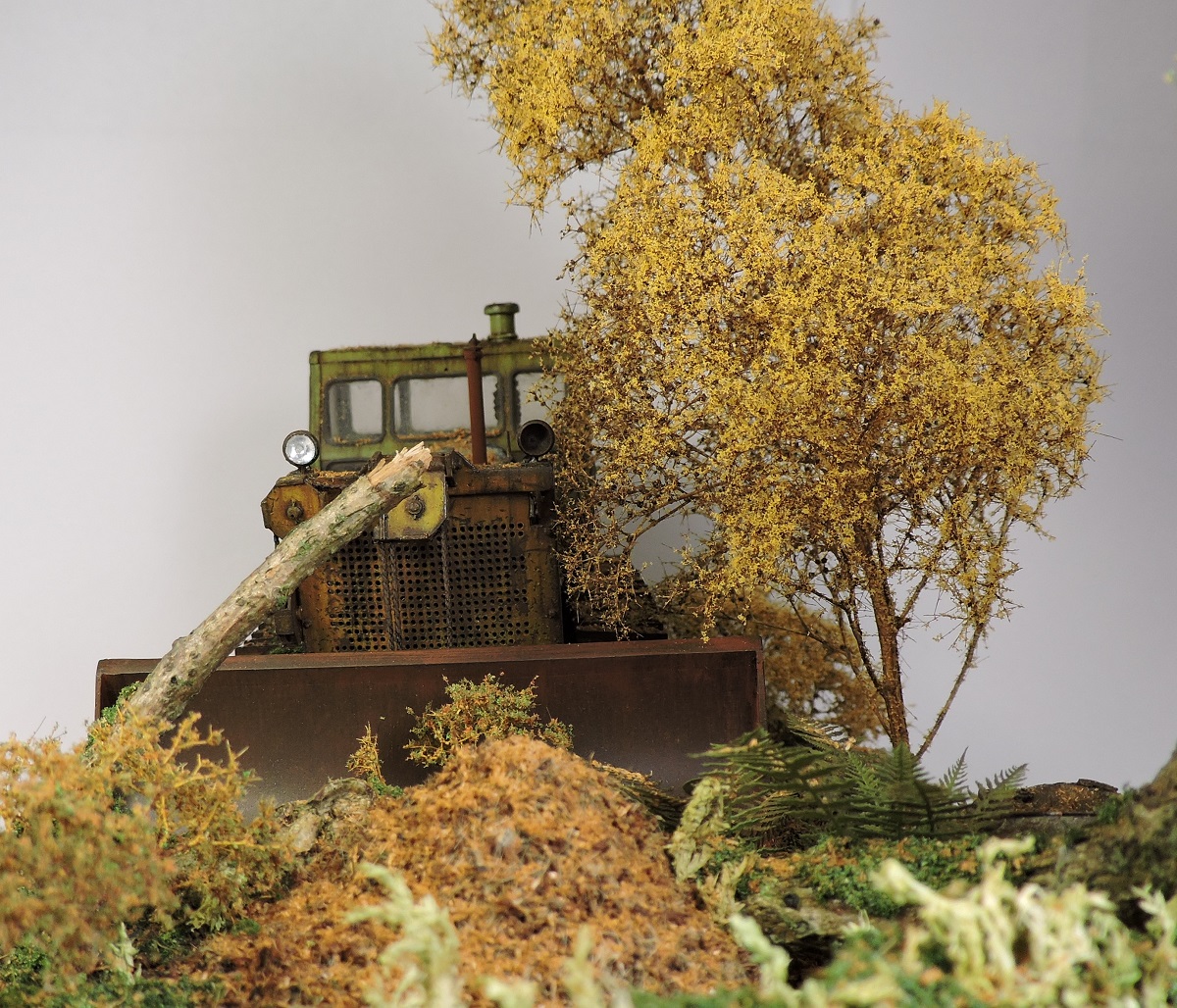 Dioramas and Vignettes: T-100M tractor, photo #4