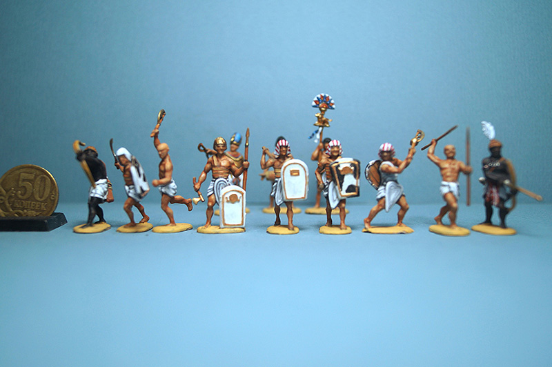 Figures: Ancient Egypt infantry, photo #2