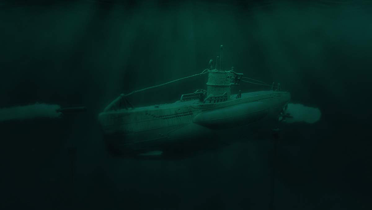 Dioramas and Vignettes: U-Boot Type VIIC. Underwater warfare, photo #17