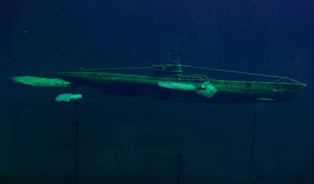 Dioramas and Vignettes: U-Boot Type VIIC. Underwater warfare, photo #2