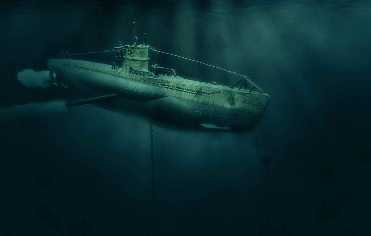 Диорамы и виньетки: U-Boot Type VIIC. Подводная война., фото #4