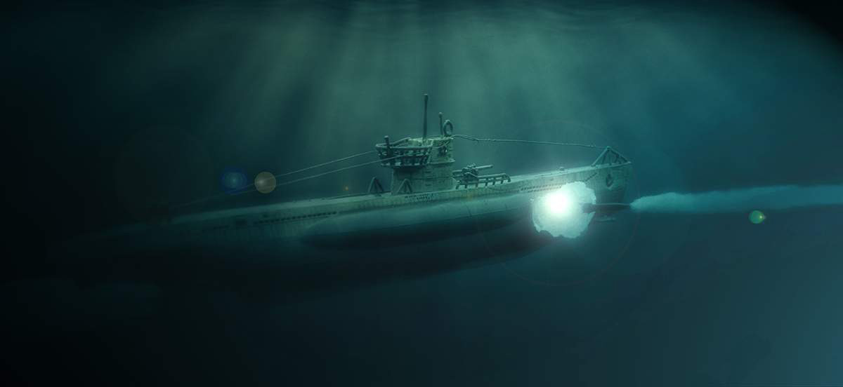 Dioramas and Vignettes: U-Boot Type VIIC. Underwater warfare, photo #8