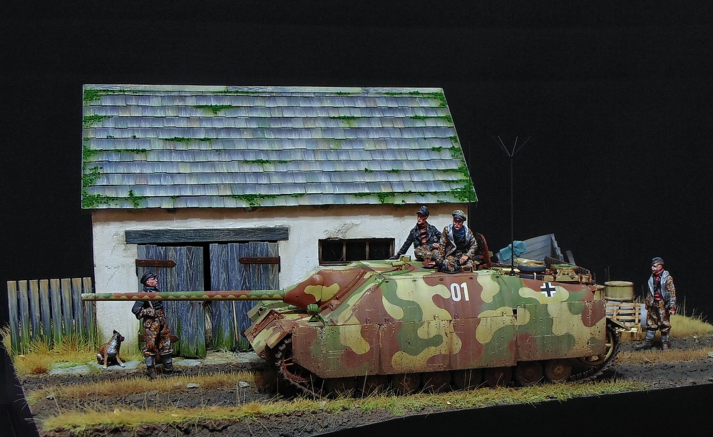 Диорамы и виньетки: Jagdpanzer IV L/70V, весна 45-го, фото #14