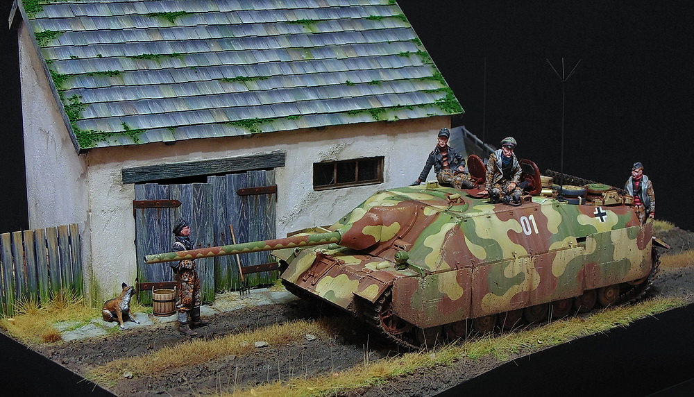 Диорамы и виньетки: Jagdpanzer IV L/70V, весна 45-го, фото #2