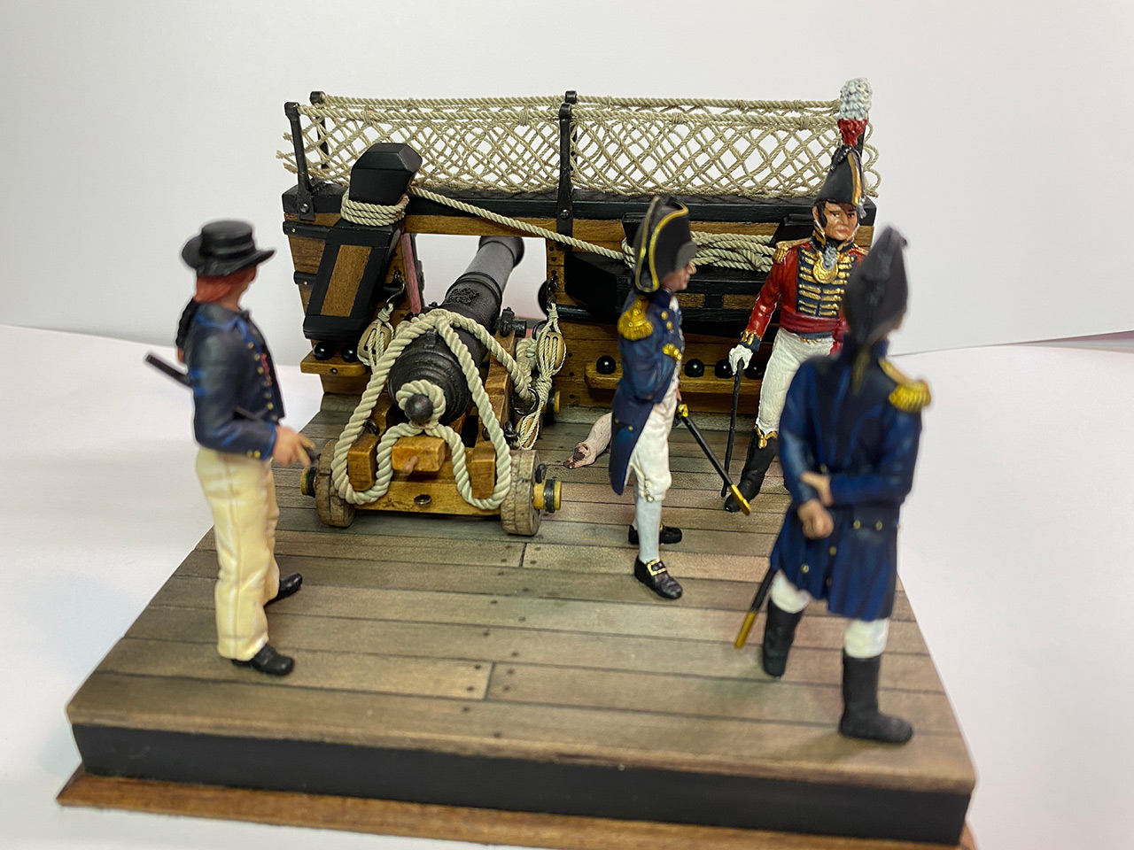 Dioramas and Vignettes: HMS Victory. Section of quarterdeck, photo #1