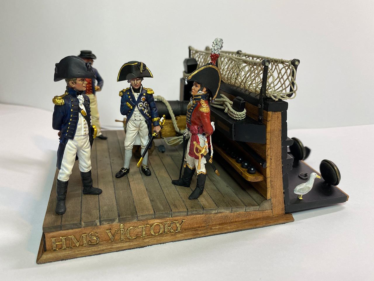 Dioramas and Vignettes: HMS Victory. Section of quarterdeck, photo #2