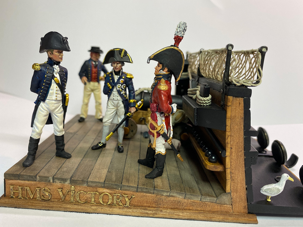 Dioramas and Vignettes: HMS Victory. Section of quarterdeck, photo #5
