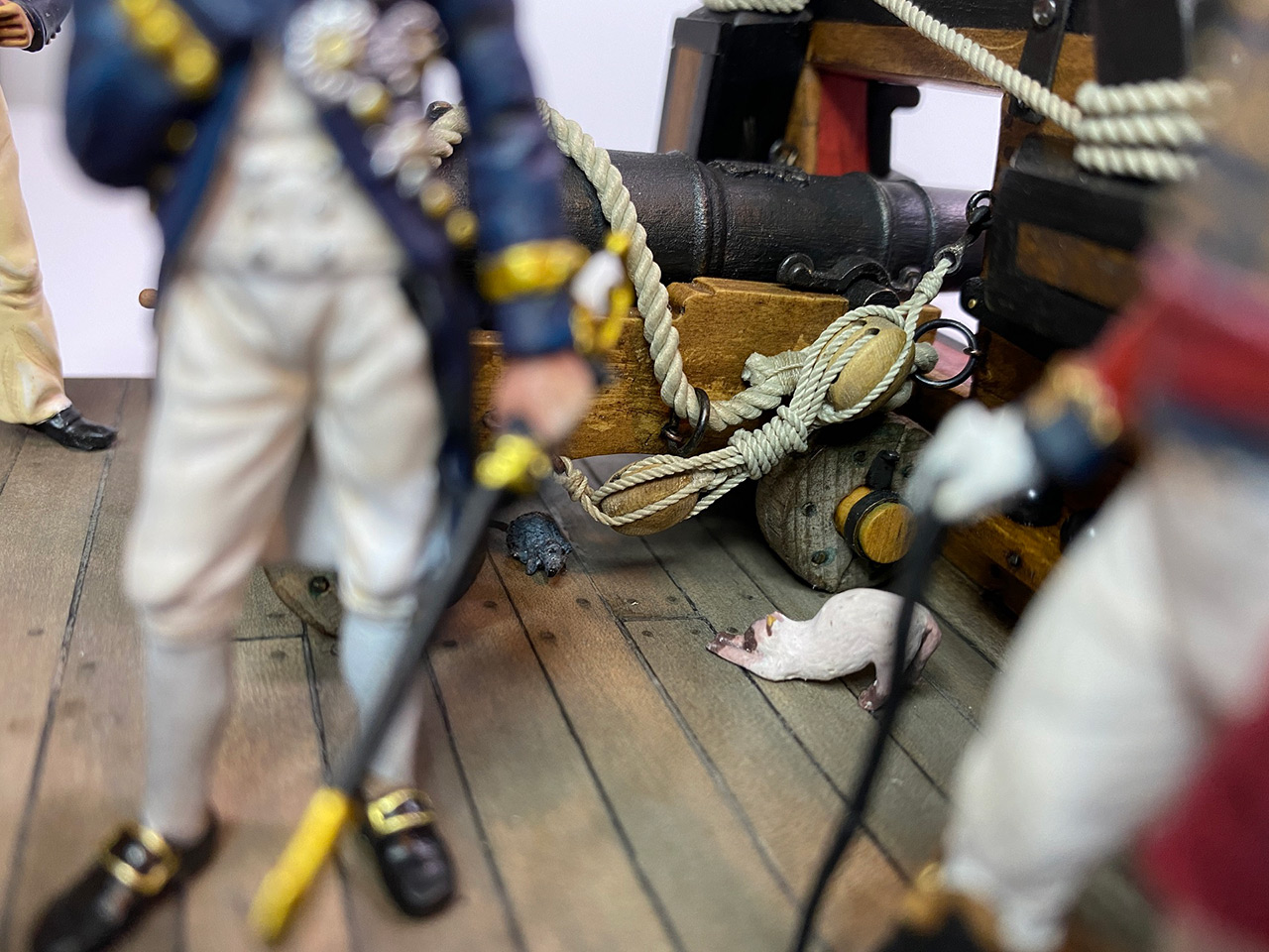 Dioramas and Vignettes: HMS Victory. Section of quarterdeck, photo #6