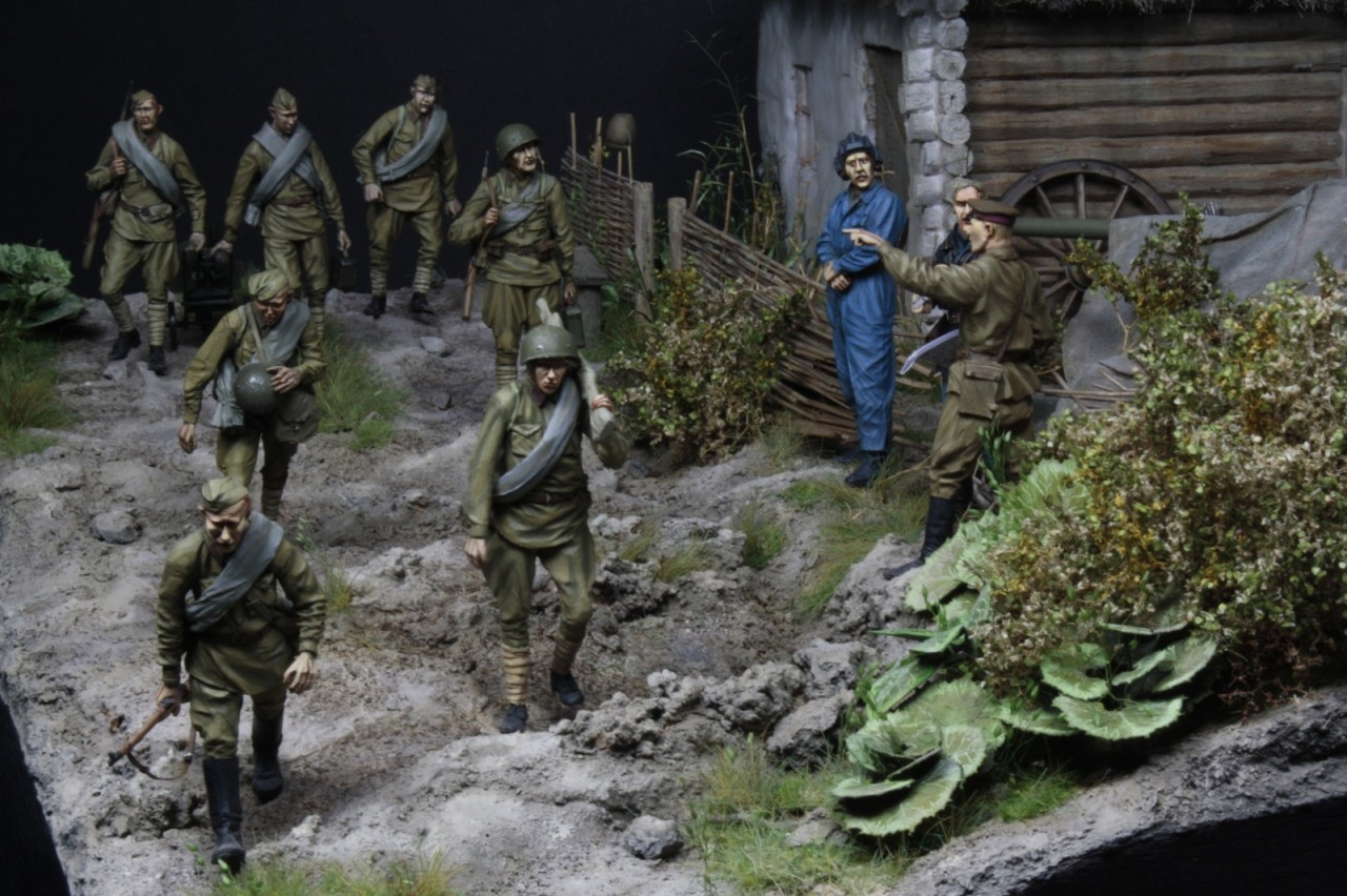 Dioramas and Vignettes: Retreat before the defense, photo #15
