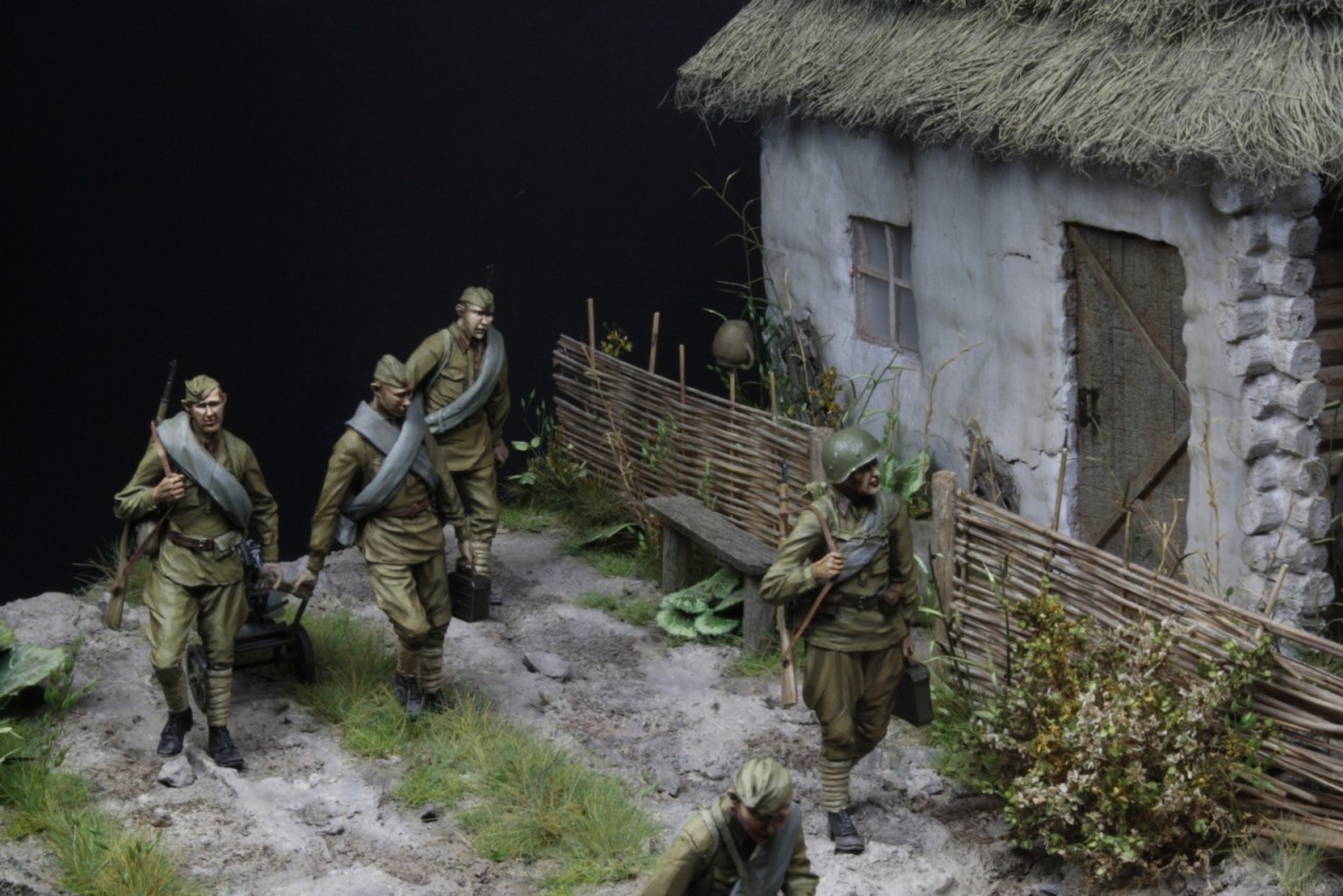 Dioramas and Vignettes: Retreat before the defense, photo #8